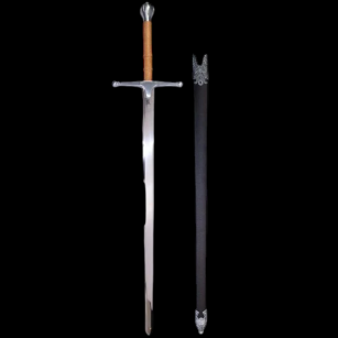 SCOTTISH CLAYMORE SWORD with sheath (3602/V)