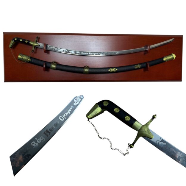 SZABLA POLSKA SZLACHECKA BÓG HONOR OJCZYZNA Z POCHWĄ JOT097C na tablo