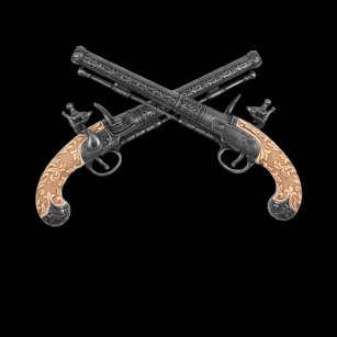 KIT SILVER GUNS DUEL (K1102-2)