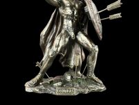 SPARTAŃSKI WOJOWNIK LEONIDAS Z WŁÓCZNIĄ I TARCZĄ VERONESE WU77312A4 - 4