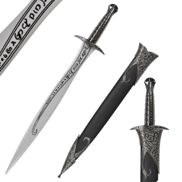 Miecz Bilbo Baggins - Bambusowe Ostrze Sting Żądło Inspirowany The Hobbit z Pochwą 62 cm JT10712BK