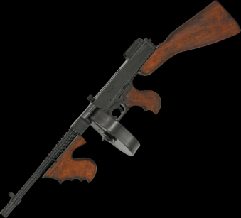 Gangster THOMPSON TOMMY GUN M1928 -AL CAPONE- (1092)