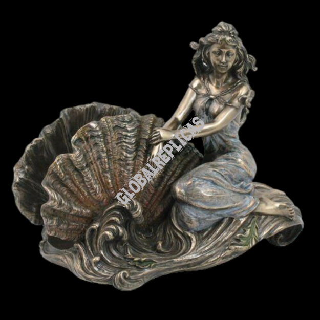 Napkin - WOMAN with seashell VERONESE (AN10275A4)