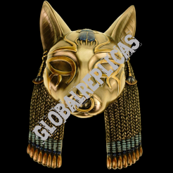 MASKA EGIPSKIEJ BOGINI BASTET VERONESE   (WU76490A4)