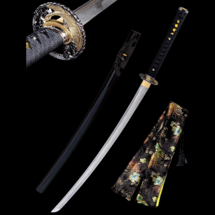 Katana samurai sword STEEL layered Damascus, R359
