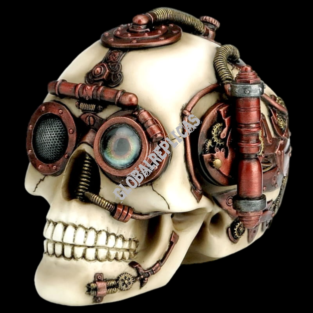 BRIGHT Skull - Steampunk casket VERONESE  (WU76568AA)