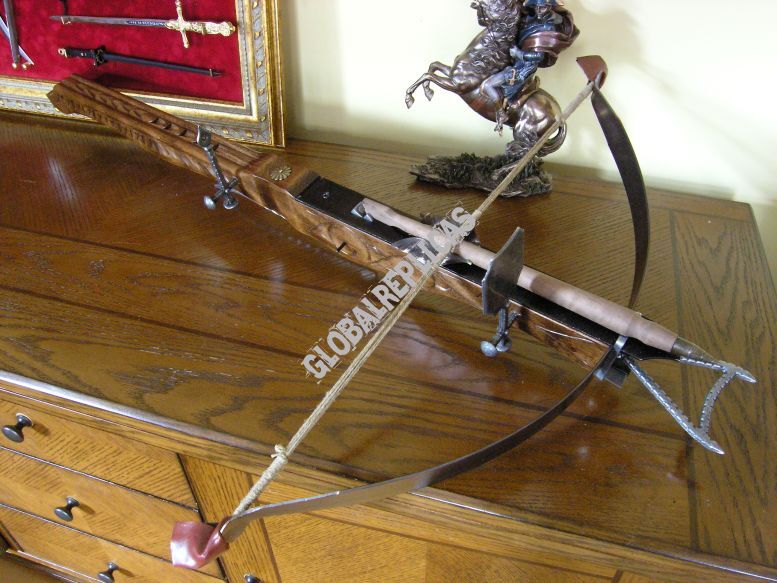 LARGE WOODEN REPLICA crossbow (W4)