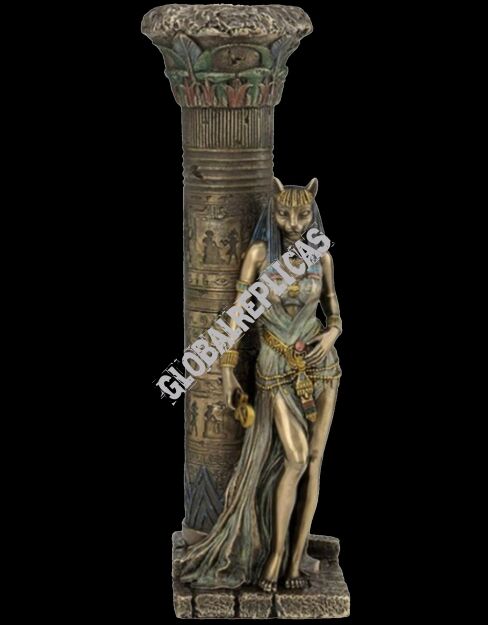 EGYPTIAN GODDESS BASTET BASED O column - Chandelier VERONESE (WU76698A4)