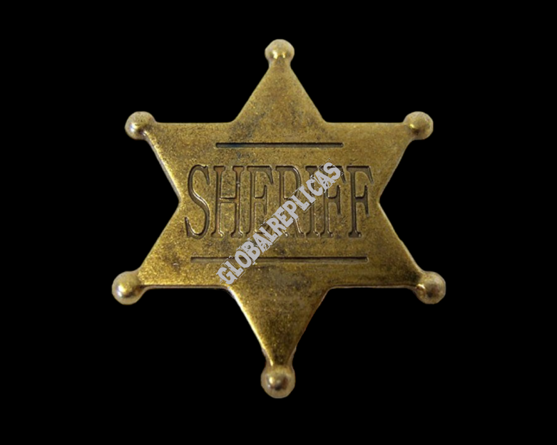 KLASYCZNA ZŁOTA ODZNAKA SHERIFF  (106)
