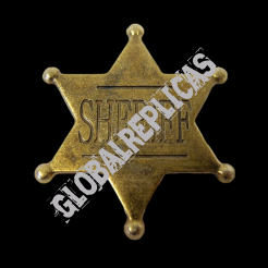 KLASYCZNA ZŁOTA ODZNAKA SHERIFF  (106)